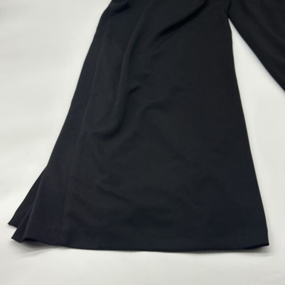 Adrianna Papell Plus Size 16W Black Flutter One Shoulder Wide Leg Jumpsuit NWT - Picture 13 of 16